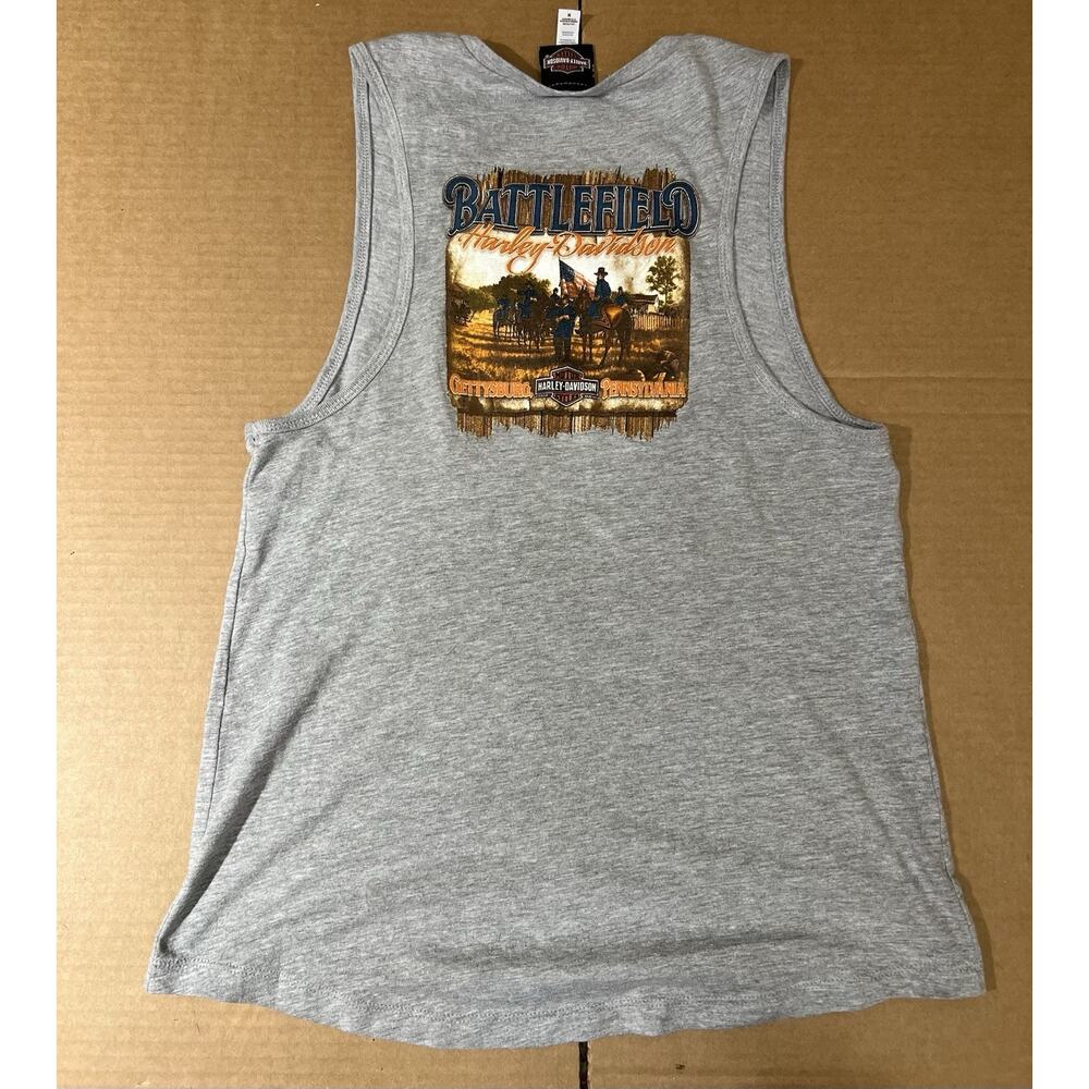 Harley-Davidson Women's Tank Top Gray Size M - Picture 2 of 3